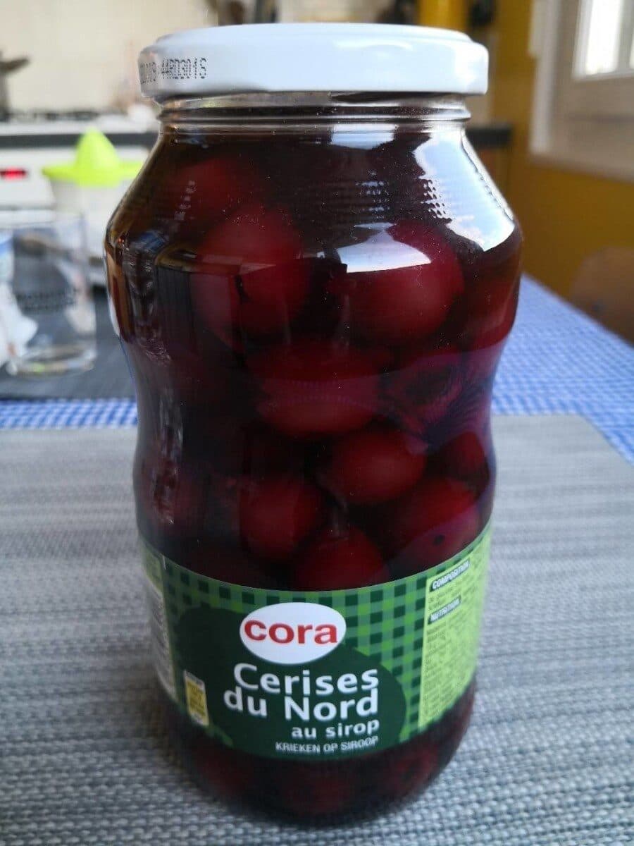 Cora Griottes dénoyautées au sirop 720g packshot