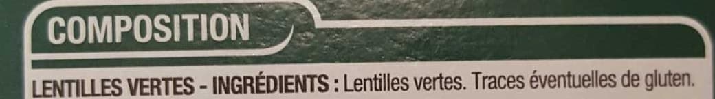 Cora Lentilles vertes packshot
