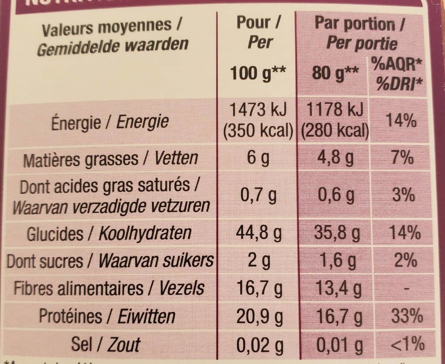 Cora Pois chiches packshot