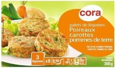 Cora Palets de légumes - Poireaux, carottes, pommes de terre packshot