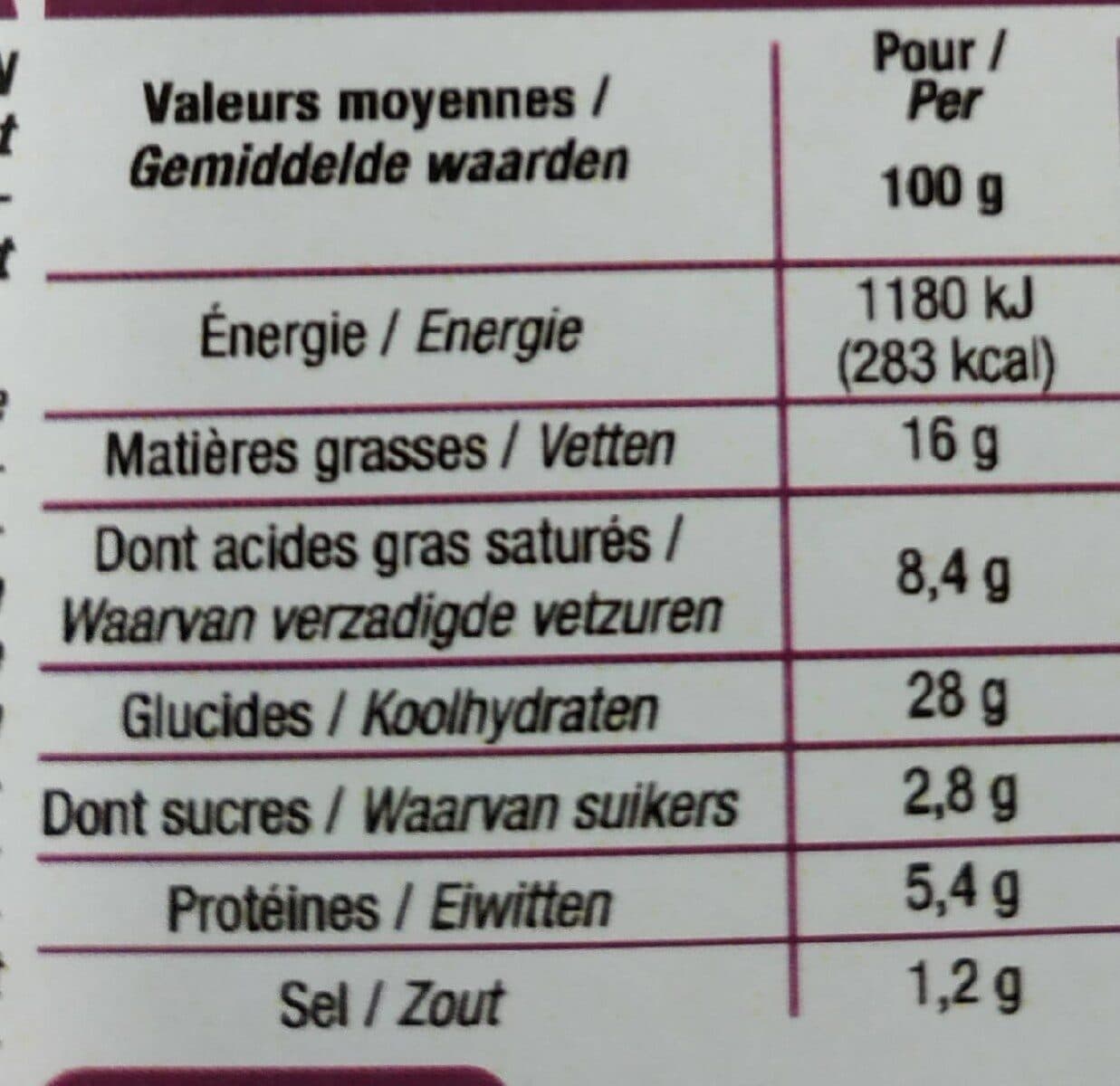 Cora 80 mini feuilletés packshot