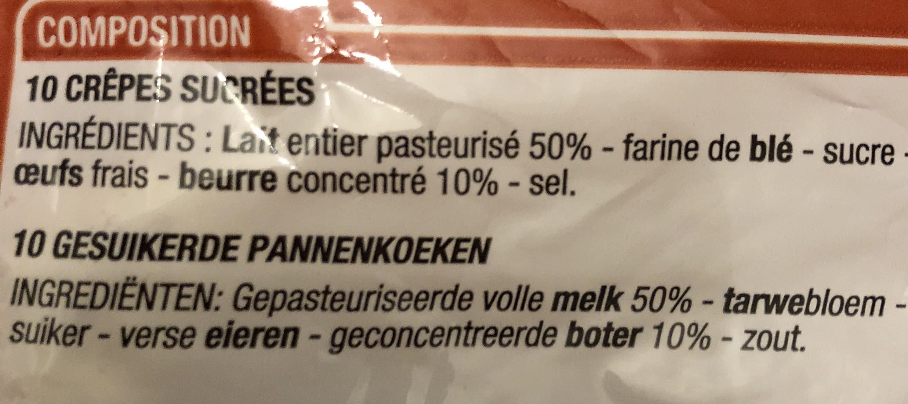 Cora Crepes pur beurre packshot