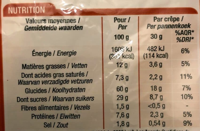 Cora Crepes pur beurre packshot