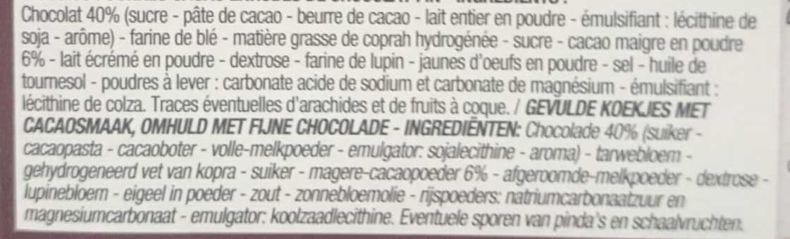 Cora Gaufrettes Enrobées Chocolat packshot