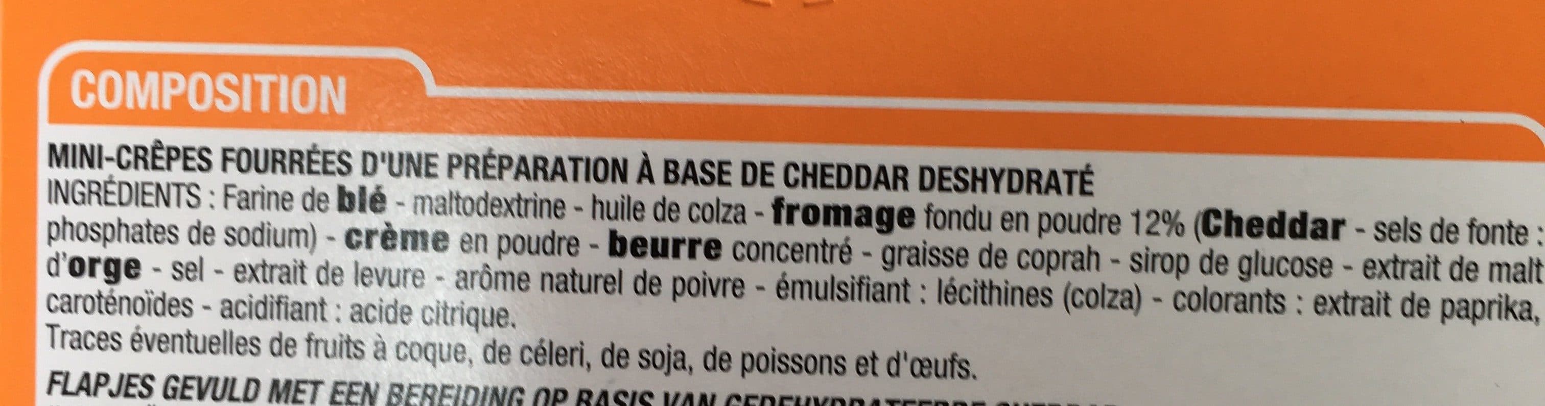 Cora Mini-crêpes cheddar packshot