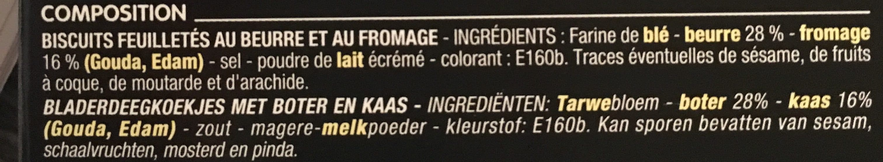 Cora Degustation Palmiers salés au fromage packshot