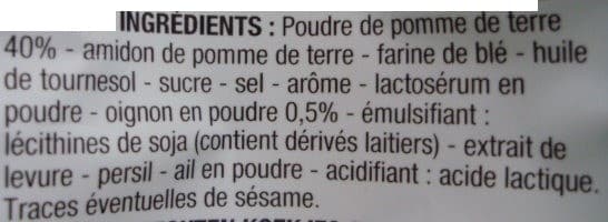 Cora Crackers allégés saveur crème oignons packshot