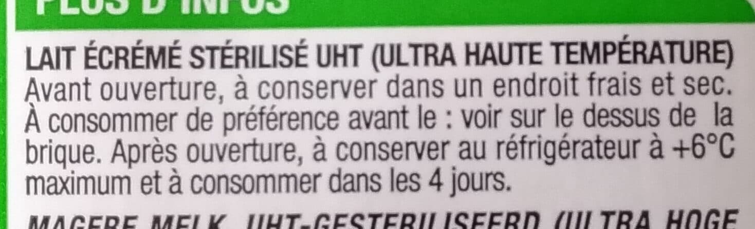 Cora Lait Ecreme packshot