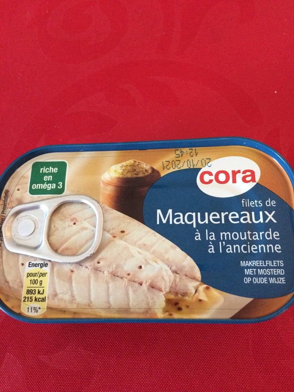 Cora Filets de maquereaux à la moutarde à l'ancienne packshot