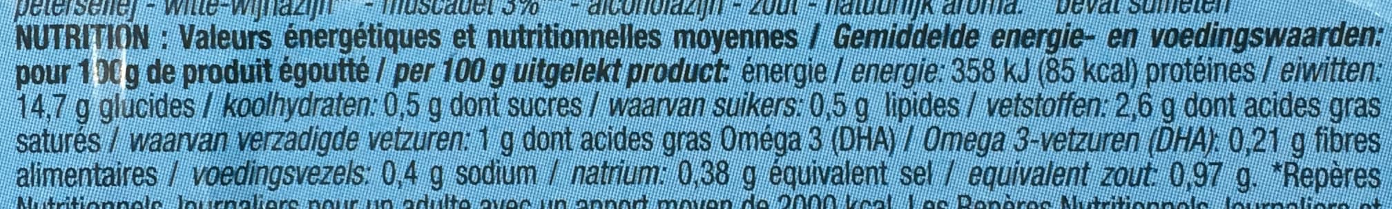 Cora Filets de Maquereaux marinés au muscadet packshot