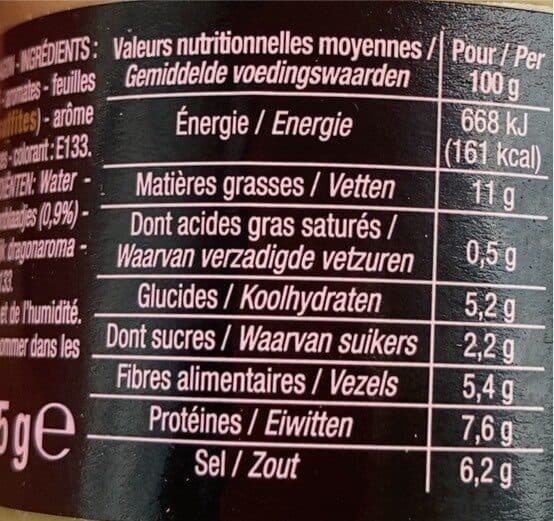 Cora Moutarde à l'estragon packshot