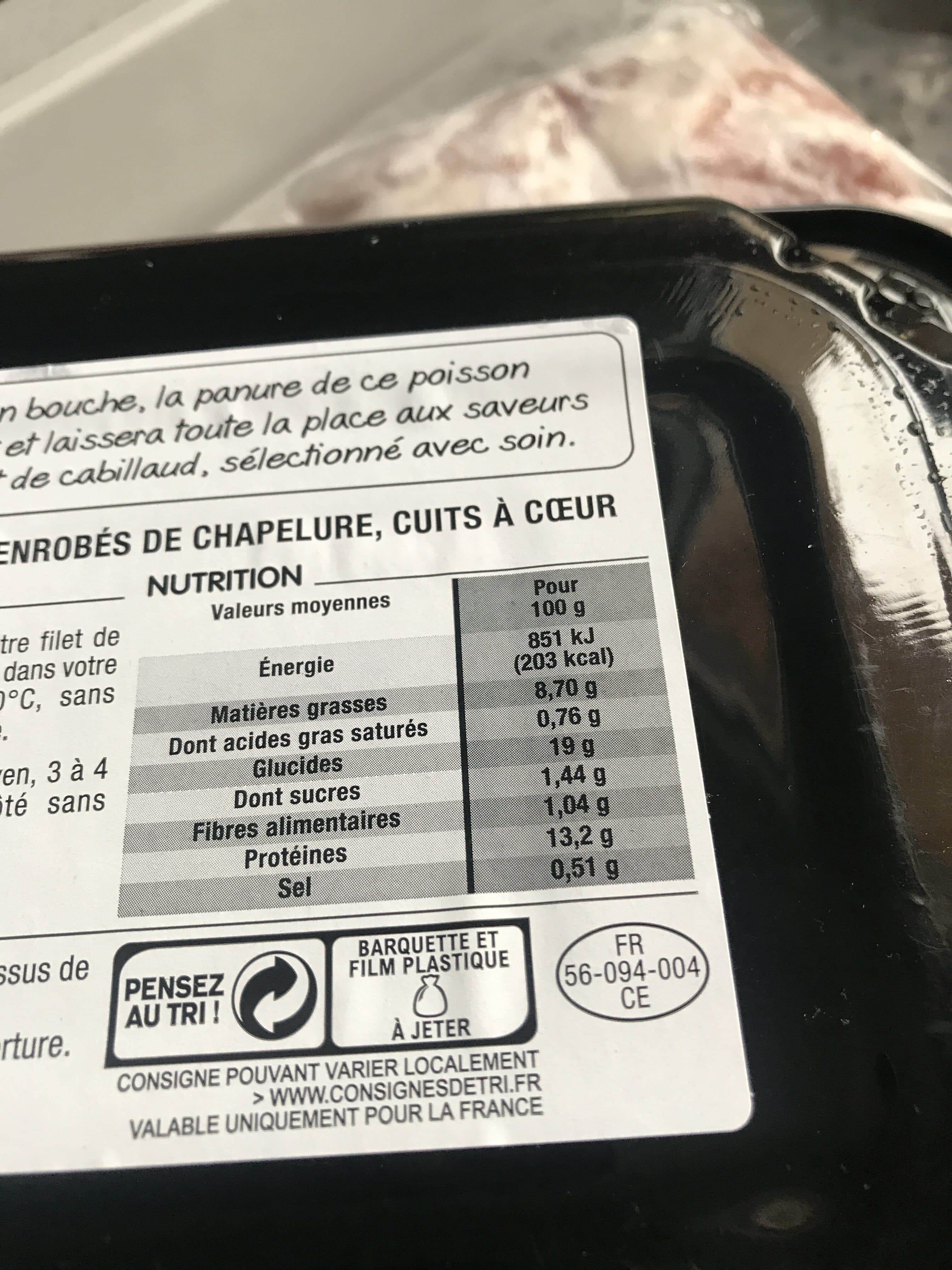 Cora Filet de Cabillaud Pané packshot
