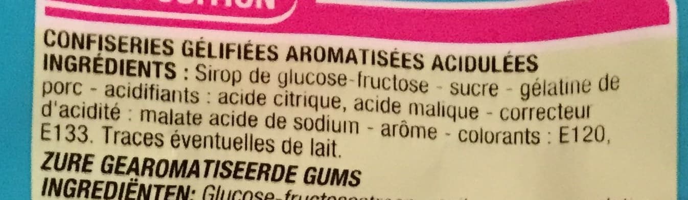 Cora Bouteilles goût piquant packshot
