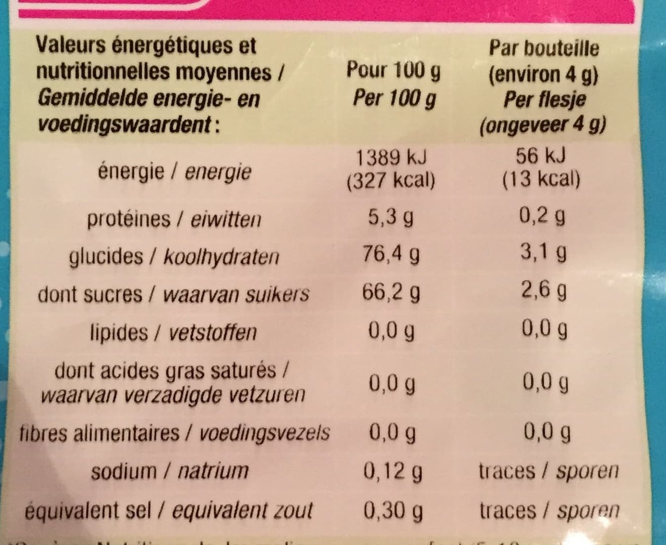 Cora Bouteilles goût piquant packshot