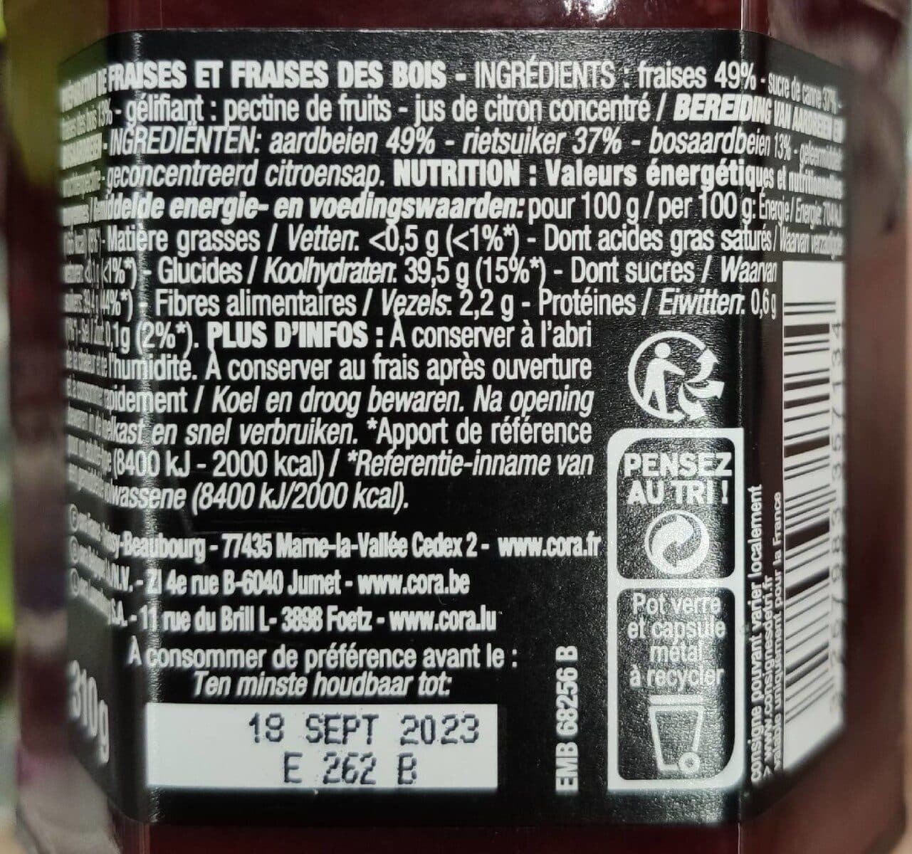 Cora degustation Preparation de Fraises et Fraises des bois packshot