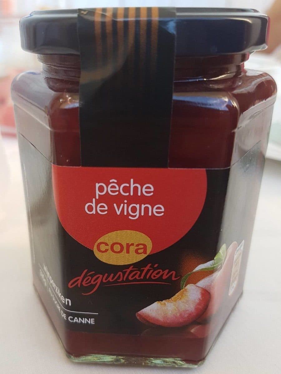 Cora Confiture pêche de vigne packshot