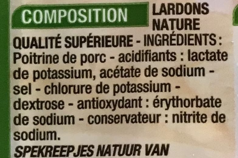 Cora Lardons allumettes Nature packshot