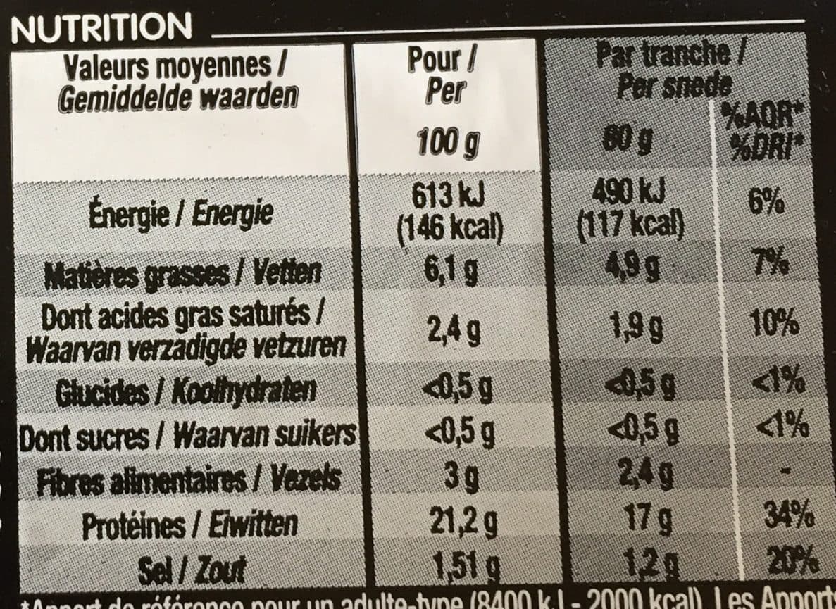Cora Jambon cuit à l'os, 240g packshot