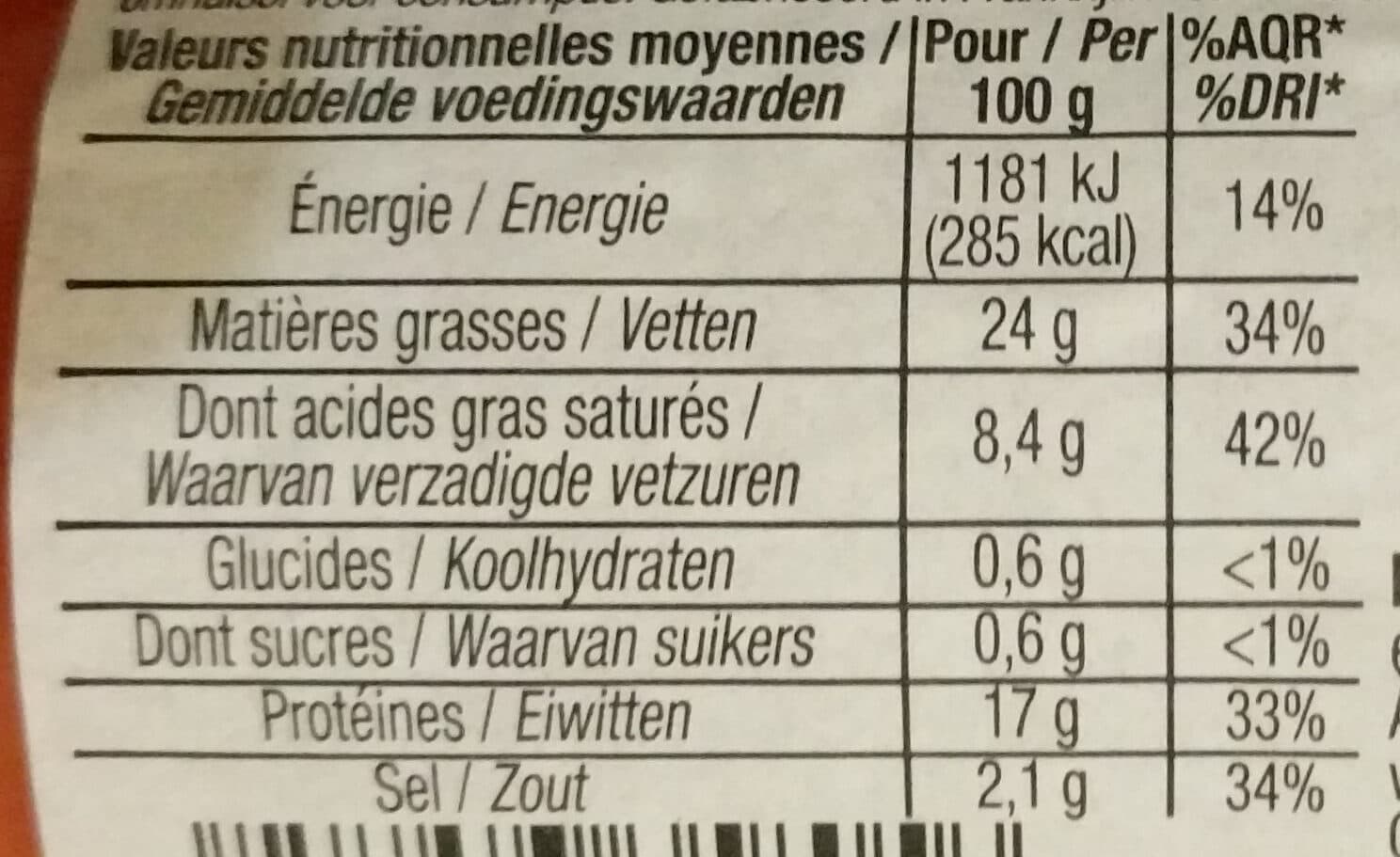 Cora Saucisson ail biseau fumé packshot