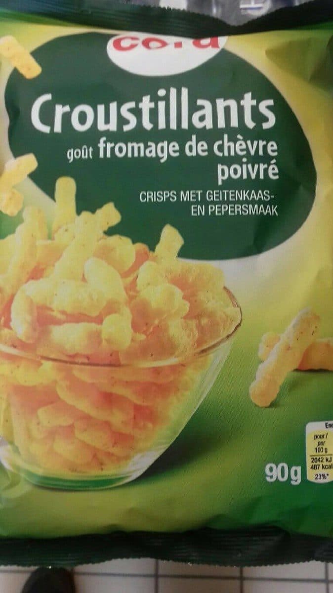 Cora Croustillants Goût Fromage de Chèvre Poivré packshot