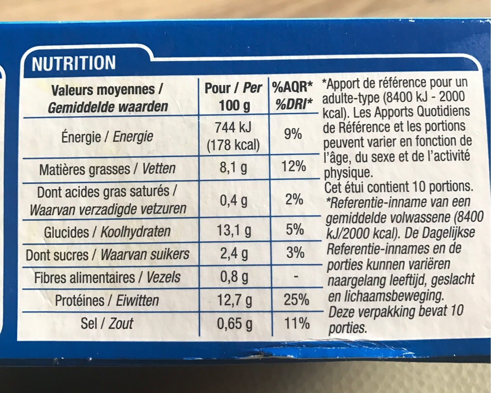 Cora Panés de colin , 1kg packshot