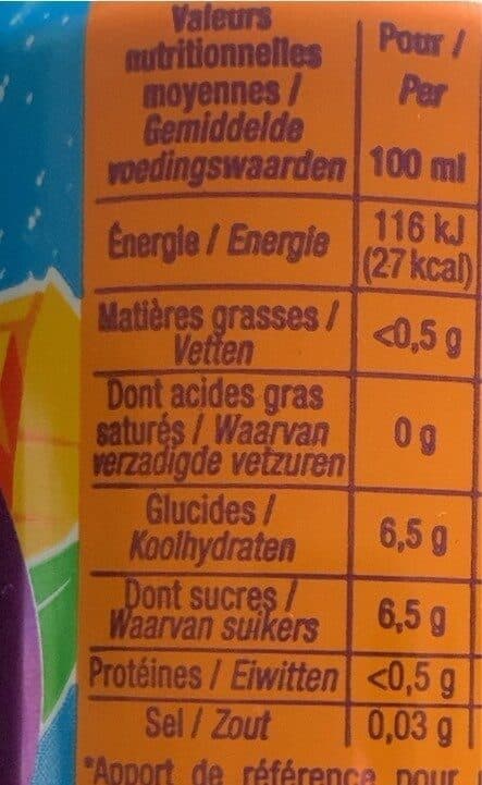 Cora Tropical sans bulle packshot