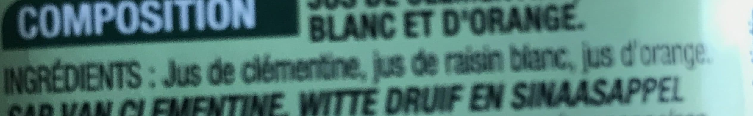 Cora 100 % Pur Jus Clémentine Raisin Orange packshot