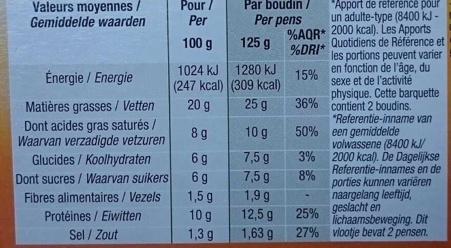 Cora Boudin noir aux Pommes packshot