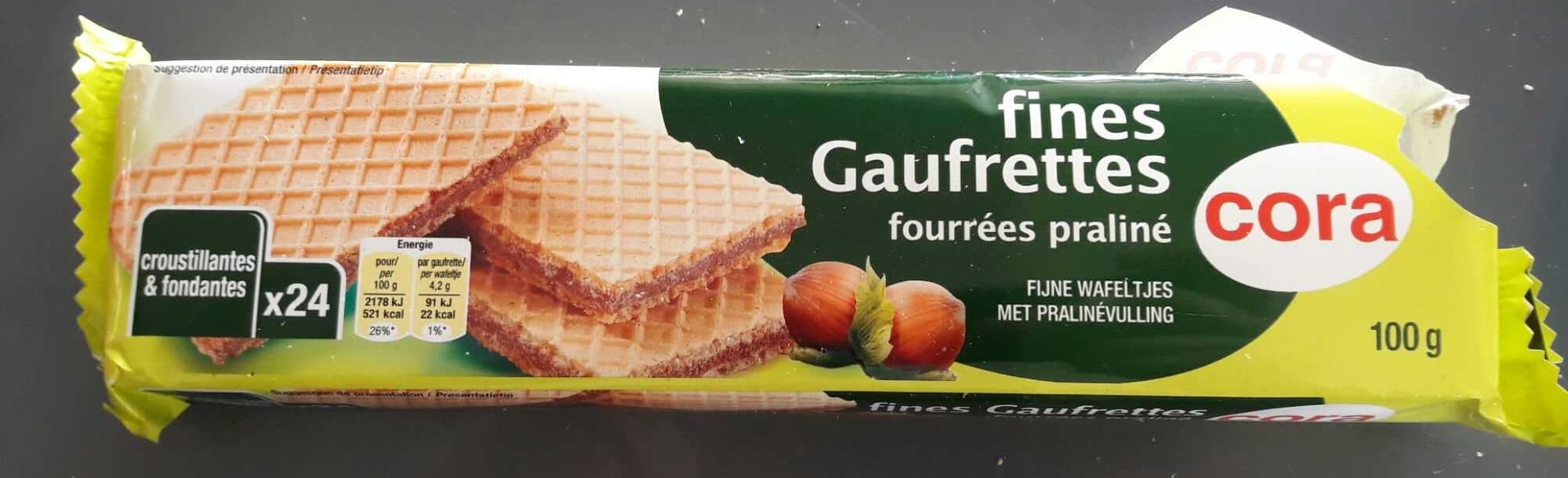 Cora Fines gaufrettes packshot