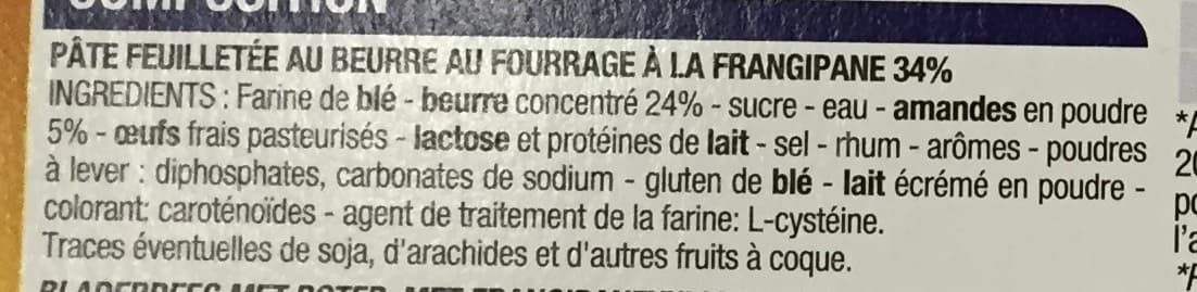 Cora Galette des rois à la frangipane packshot