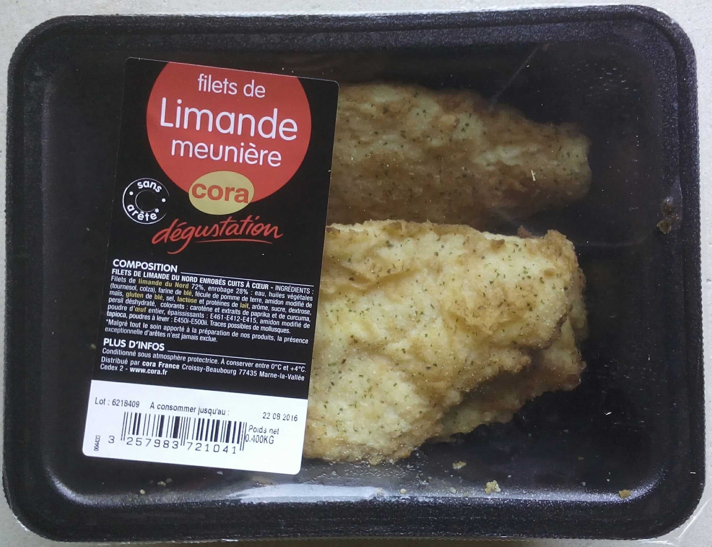 Cora Filets de Limande Meunière packshot