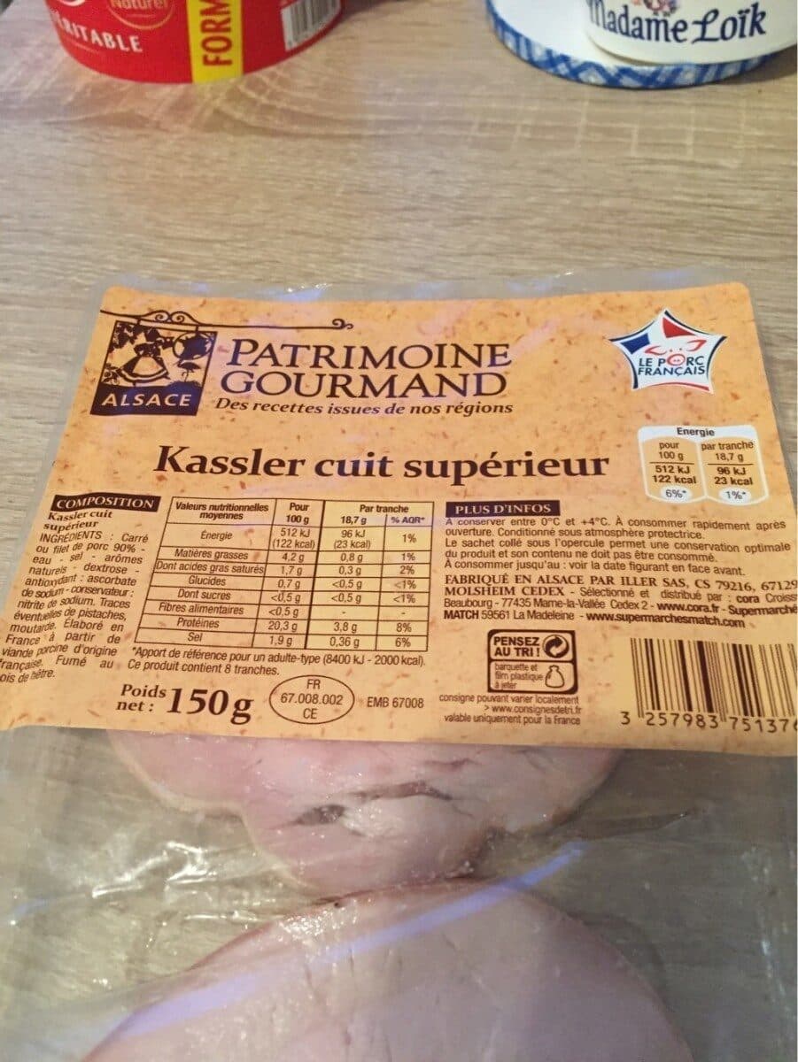 Patrimoine Gourmand Kassler Cuit packshot