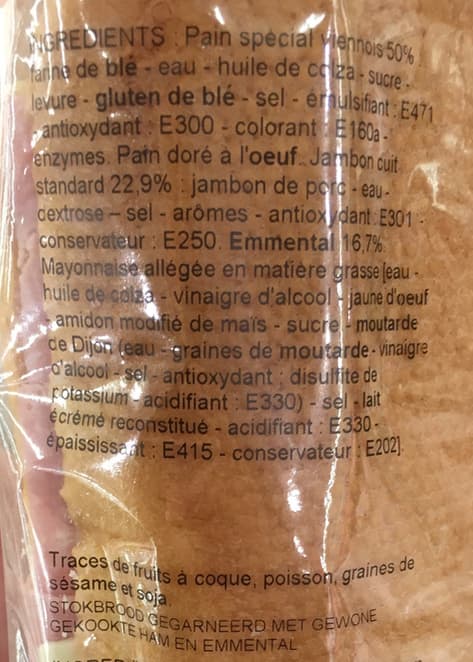 Cora Jambon Emmental packshot