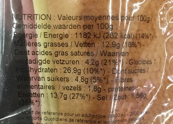 Cora Jambon Emmental packshot