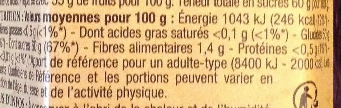Patrimoine Gourmand Confiture extra mûres du Nord Pas de Calais packshot