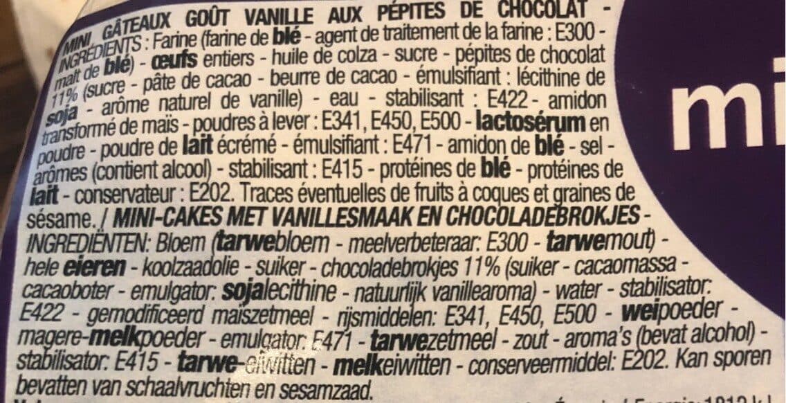 Cora Mini Muffins goût vanille packshot