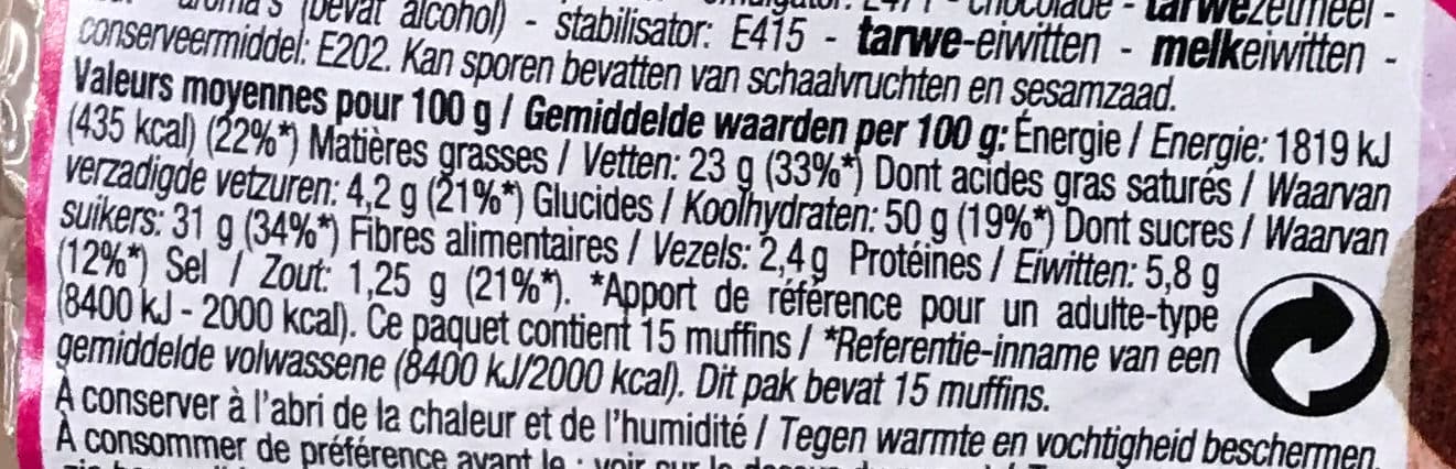 Cora Mini Muffins goût Chocolat packshot