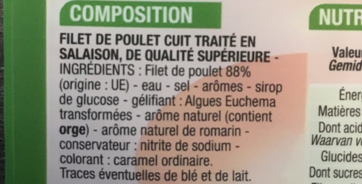 Cora Blanc de poulet packshot