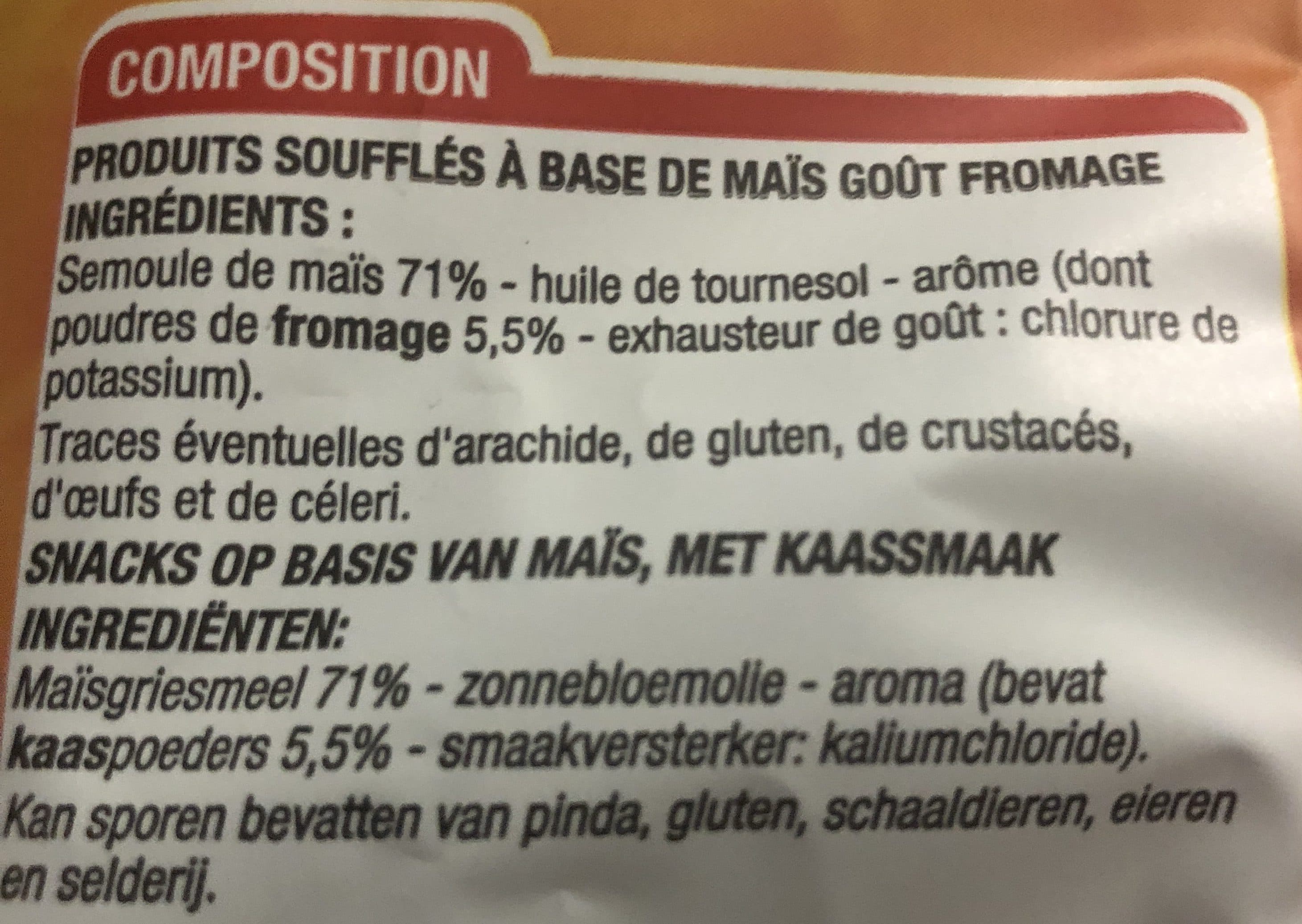 Cora Croustillants gout fromage packshot