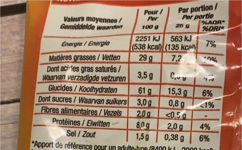 Cora Croustillants gout fromage packshot