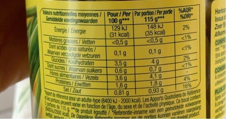 Nature bio Haricots verts très fins Bio packshot