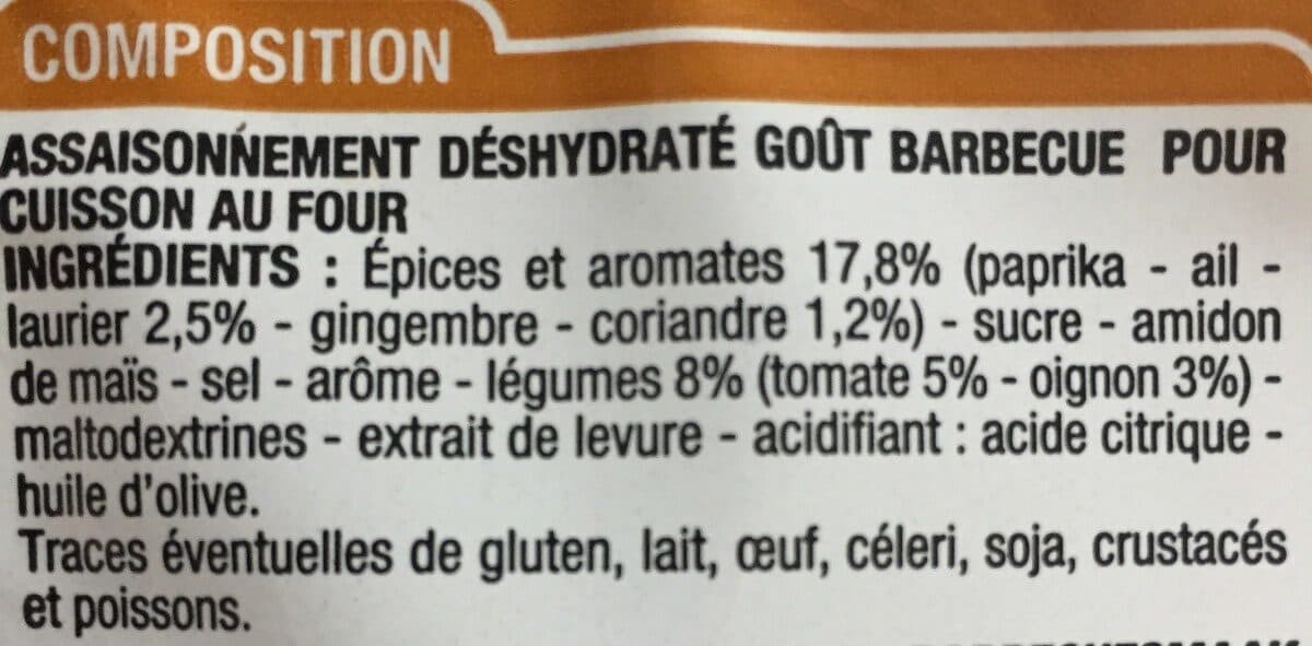 Cora Préparation pour côtes de porc en papillote packshot