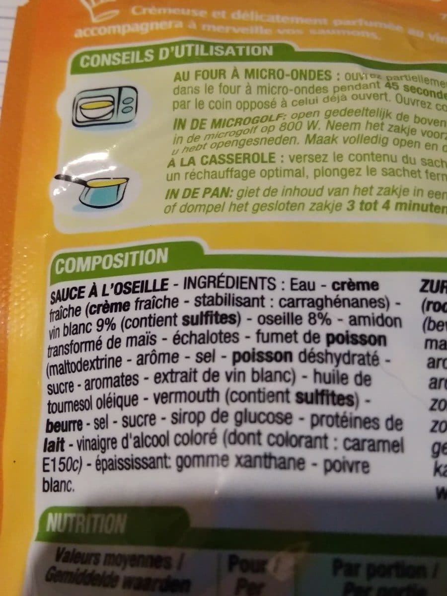 Cora Sauce oseille packshot