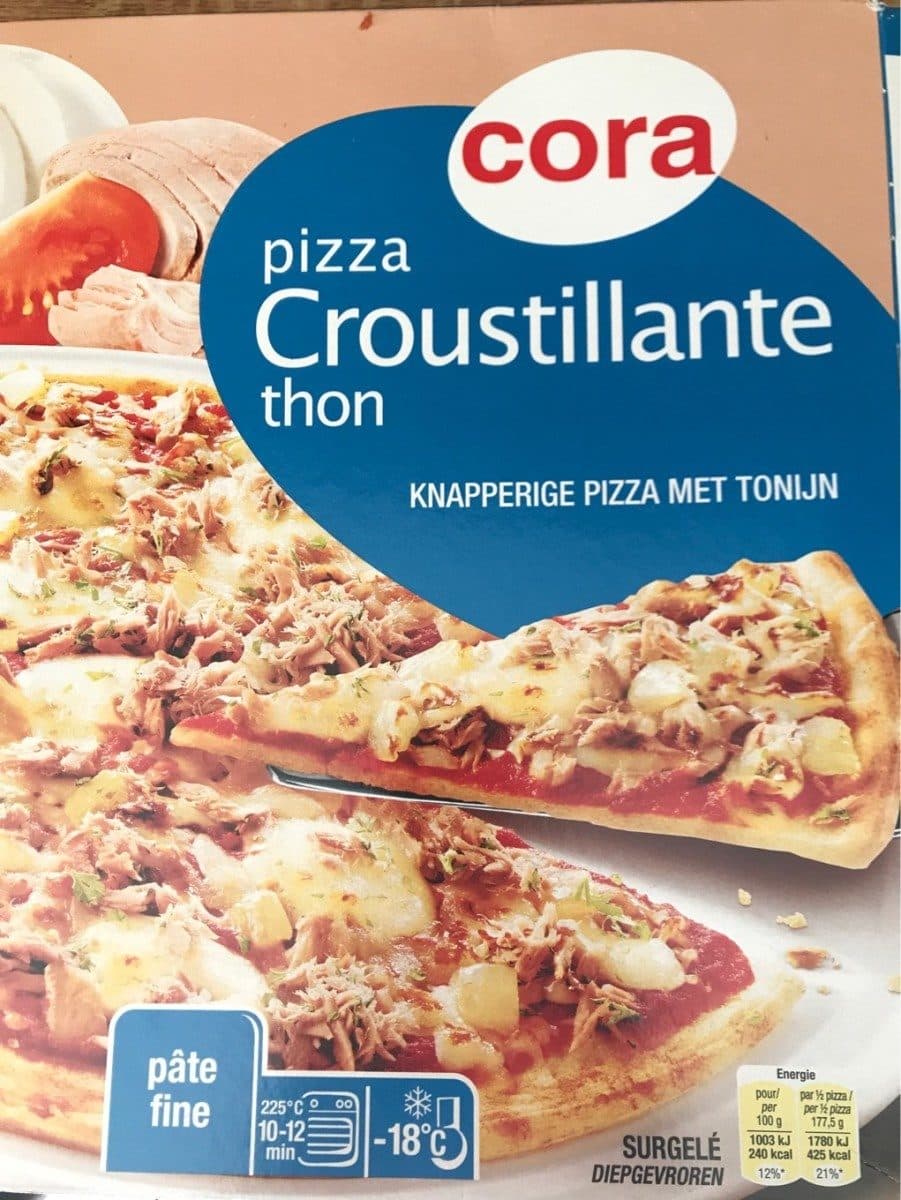 Cora Pizza Croustillante Thon packshot