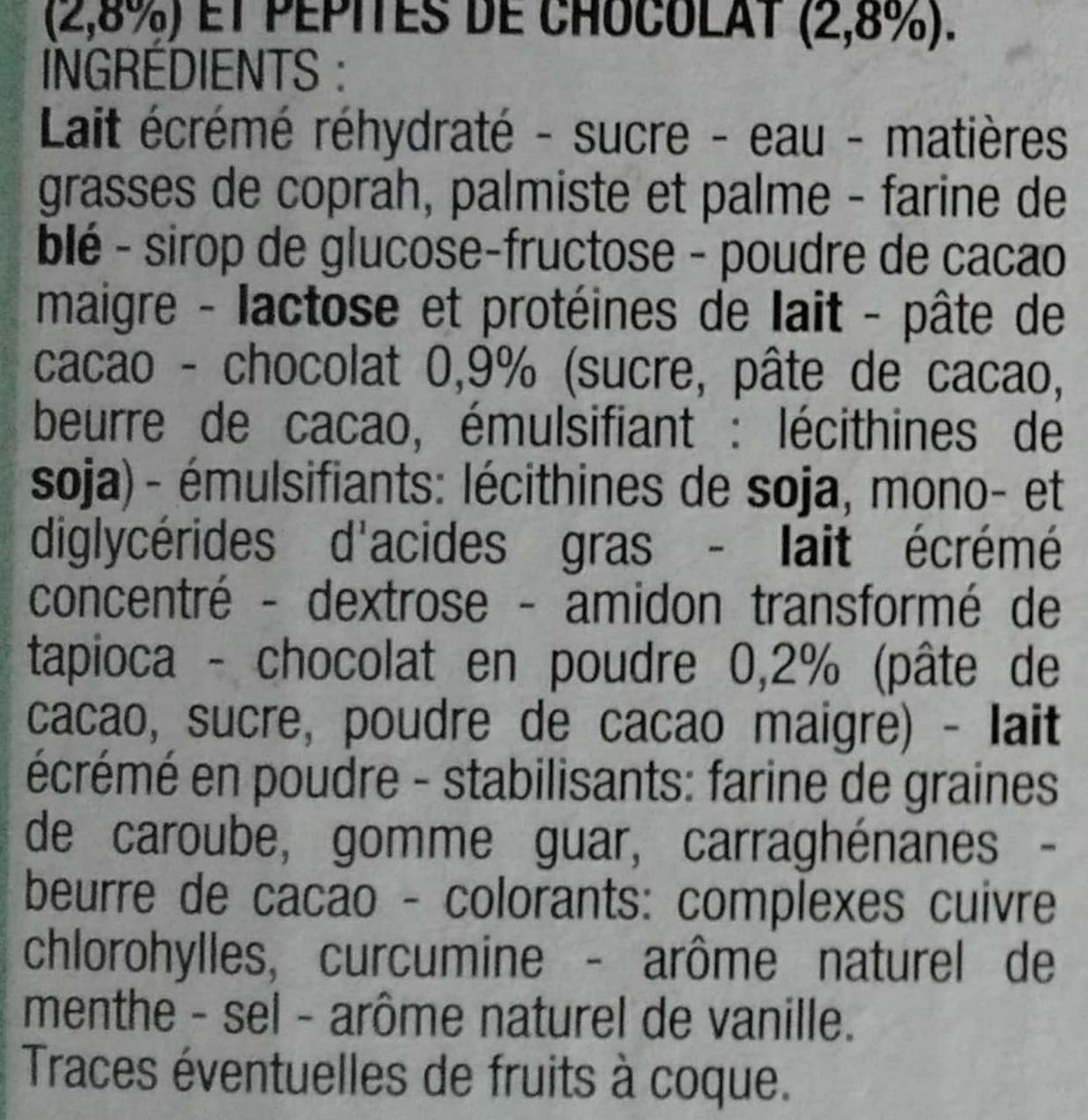 Cora Cônes Menthe Chocolat sauce Chocolat packshot