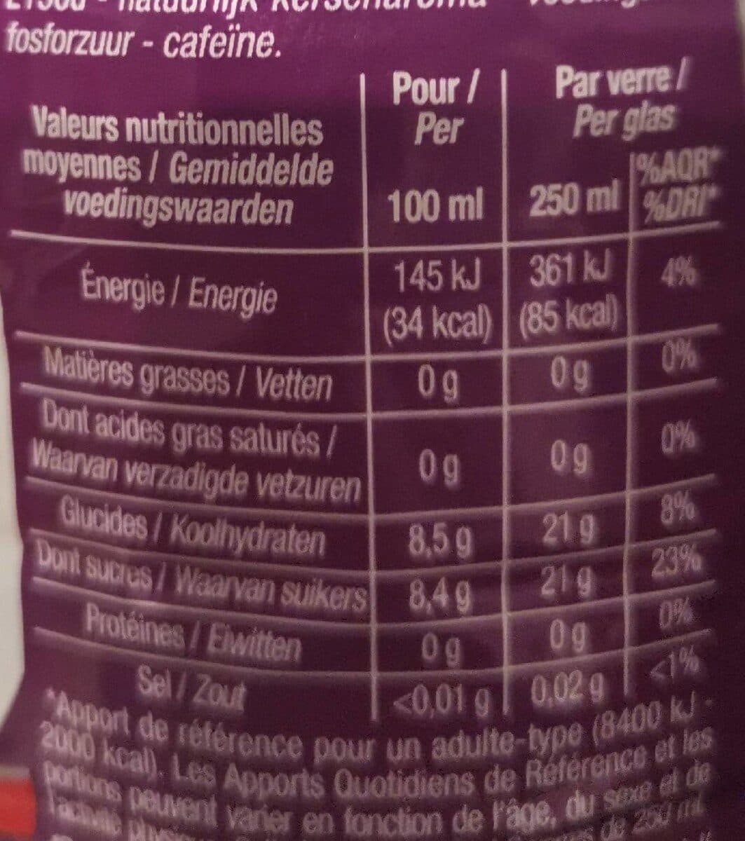 Cora Cola cerise packshot