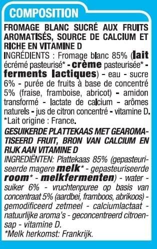 Cora Fromage blanc aux fruits packshot