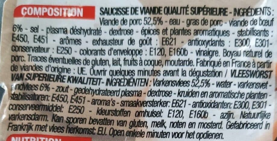 Cora Saucisse de viande packshot