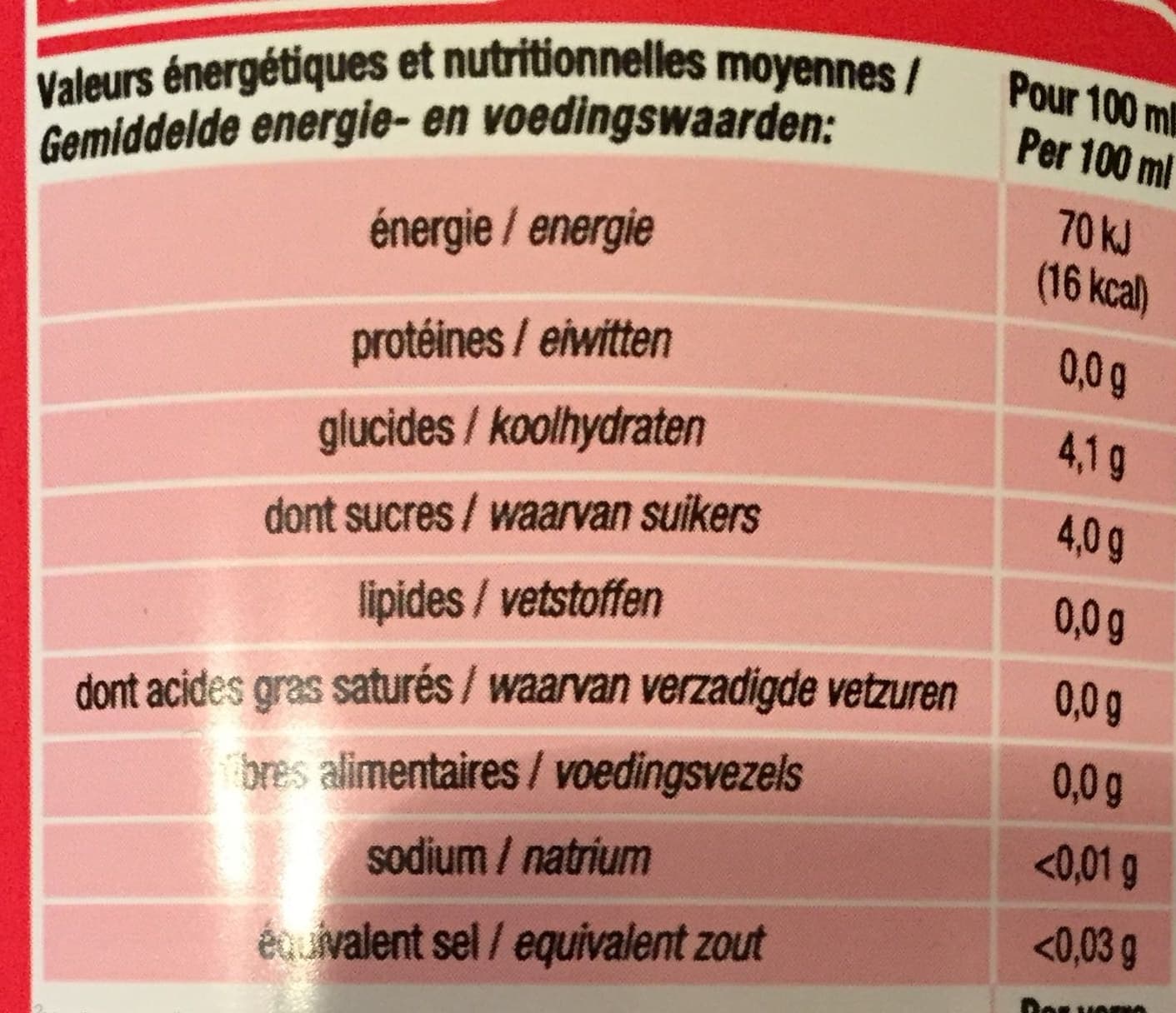 Cora Eau aromatisée goût Fraise packshot
