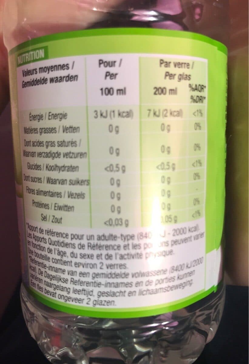 Cora Eau aromatisée citron citron vert packshot